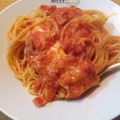 ひらえり＊'s cooksnap of when they made スライスチーズでトマトクリームパスタ.