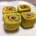 みゅmiyu's cooksnap of when they made ✿お好みちっくな竹輪の卵巻✿.