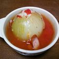 あおぎり。's cooksnap of when they made あまーい！新玉ねぎdeトマトスープ.