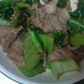 373あき's cooksnap of when they made 豚バラ肉と青梗菜の中華炒め.
