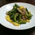 hitoes's cooksnap of when they made 真夏にピッタリ！中華風ゴーヤチャンプルー.