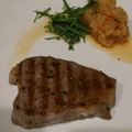ykrykr's cooksnap of when they made さっぱり梅しらすおろしソースのステーキ.