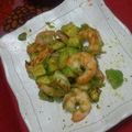 のりこ0926's cooksnap of when they made アボカド＆海老のオイスターソース炒め.