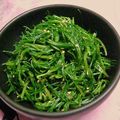 flatty1016's cooksnap of when they made 【簡単】おかひじきの生姜めんつゆ和え.