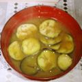 トムラウシ's cooksnap of when they made 定番♪茄子の味噌汁.