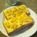 ましんこの嫁's cooksnap of when they made 和風マヨコーントースト.