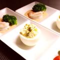tama_saya's cooksnap of when they made ゆで卵とクリームチーズの前菜.