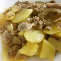 dorafan's cooksnap of when they made オイスターバター風味そぼろ照りジャガ.