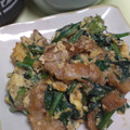 sun1's cooksnap of when they made 豚肉とほうれん草のオイスター卵とじ.