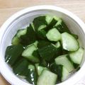 H１N＠'s cooksnap of when they made 病みつききゅうり.