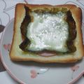 yuuki03's cooksnap of when they made のりハムチートースト♫.