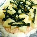★のりっぺ★'s cooksnap of when they made ホクホクポテトの　明太マヨピザ♪.