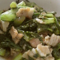 なっ2−'s cooksnap of when they made 大根の葉と豚肉のオイスター炒め.