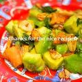 ruruchirin's cooksnap of when they made アボカド＆サーモンの大蒜蜂蜜バター焼.