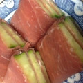 もみみみ's cooksnap of when they made 巻くだけ簡単！生ハムきゅうり巻き.