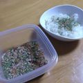 eyemin's cooksnap of when they made 簡単!混ぜるだけ♪人参葉deふりかけ✿.