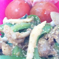 ikkou0503's cooksnap of when they made ピーマンとしめじの胡麻和え.