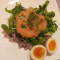 みどすけい's cooksnap of when they made 海老アボカドの明太マヨ丼.