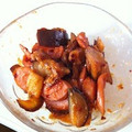 sugaryuuki's cooksnap of when they made 簡単♪なすとソーセージでナポリ風炒め.