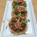☆とん吉☆'s cooksnap of when they made お好み焼き風　つくね.