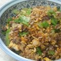 サーフブレイド's cooksnap of when they made ＊レタスとひき肉の和風チャーハン＊.