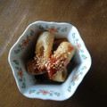 yaobikuni's cooksnap of when they made もう一品♪ゴマが香ばしいちくわの甘辛炒め.