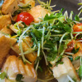 あゆたっくん's cooksnap of when they made 厚揚げと豆苗のさっぱりサラダ.