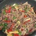 ひだまり92's cooksnap of when they made 牛肉、ピーマン、エリンギの甘辛炒め.