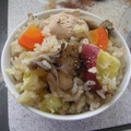 パトロン's cooksnap of when they made さつまいもときのこの秋の炊き込みご飯❤.