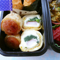 pyonpoco's cooksnap of when they made お弁当の彩りに♪　卵巻きほうれん草.