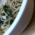葉っぱっぴぃ's cooksnap of when they made 鶏とほうれん草の柚子コショウ味パスタ.