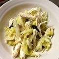 kibao's cooksnap of when they made キャベツと鶏胸肉の韓国風和え物.
