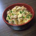ドゥナ's cooksnap of when they made 【ピリ辛】親子丼.