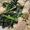 satco's cooksnap of when they made 鶏肉と春菊とキムチの味噌マヨ和え.