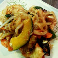 鳥璃子's cooksnap of when they made 茸と新玉ねぎと鶏胸肉のオイマヨ炒め.