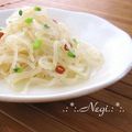 矢切のねぎちゃん's cooksnap of when they made 糸こんにゃくのペペロンチーノ風.