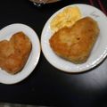 おかゆまむ's cooksnap of when they made 簡単ハートのライスコロッケ♪.