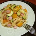 7seven's cooksnap of when they made ズッキーニのころころパスタ.