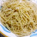 katachan's cooksnap of when they made キャベツたっぷり　ガーリックスパゲッティー.