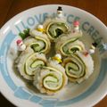 ぶっちぃ's cooksnap of when they made お弁当を可愛く☆ちくわグルグル♪.