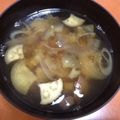 おおまっちゃん's cooksnap of when they made なすとみょうがと豆腐のみそ汁.