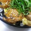 ぴぬぴぬ's cooksnap of when they made 柔らかっ♪鶏のつくね丼.