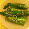 つたき's cooksnap of when they made お弁当にアスパラガスのゴマ和え.