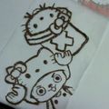 Kiiにゃん's cooksnap of when they made †キャラクタークッキー†.