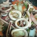 mikutty's cooksnap of when they made 烏賊とシメジ&白菜の簡単炒め.