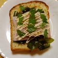 せつみか's cooksnap of when they made わかめと鰹とベーコンの梅わさびトースト.