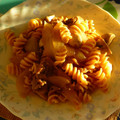 cheesedog's cooksnap of when they made ごぼうのパスタ柚子胡椒風味.