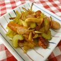きなこりん's cooksnap of when they made セロリとえのきのキンピラ.
