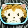 シャンプーハット's cooksnap of when they made ::キャラ弁<ラスカル>::.