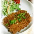 ＴＯＭＯＷＡＴ's cooksnap of when they made めんつゆとわさびで食べるトンカツ♡.